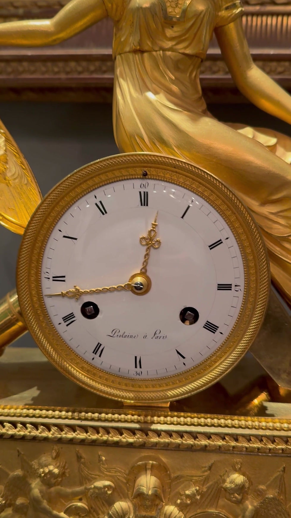 Thumbnail: J.S Deverberie, pendule à "La Paix", époque Directoire-Consulat.