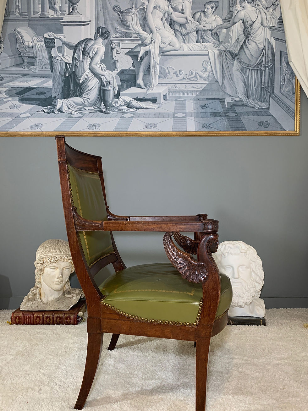 Thumbnail: Jacob, empire armchair with winged sphinxes