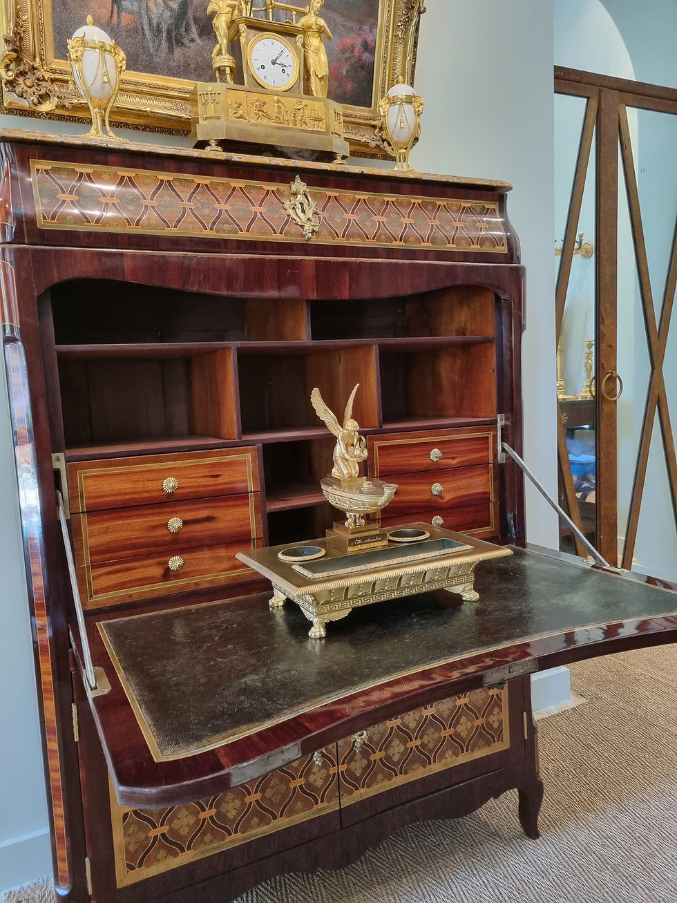 Thumbnail: Pierre Philippe THOMIRE : Ecritoire "Psyché à l'aiguière", d’époque Empire.