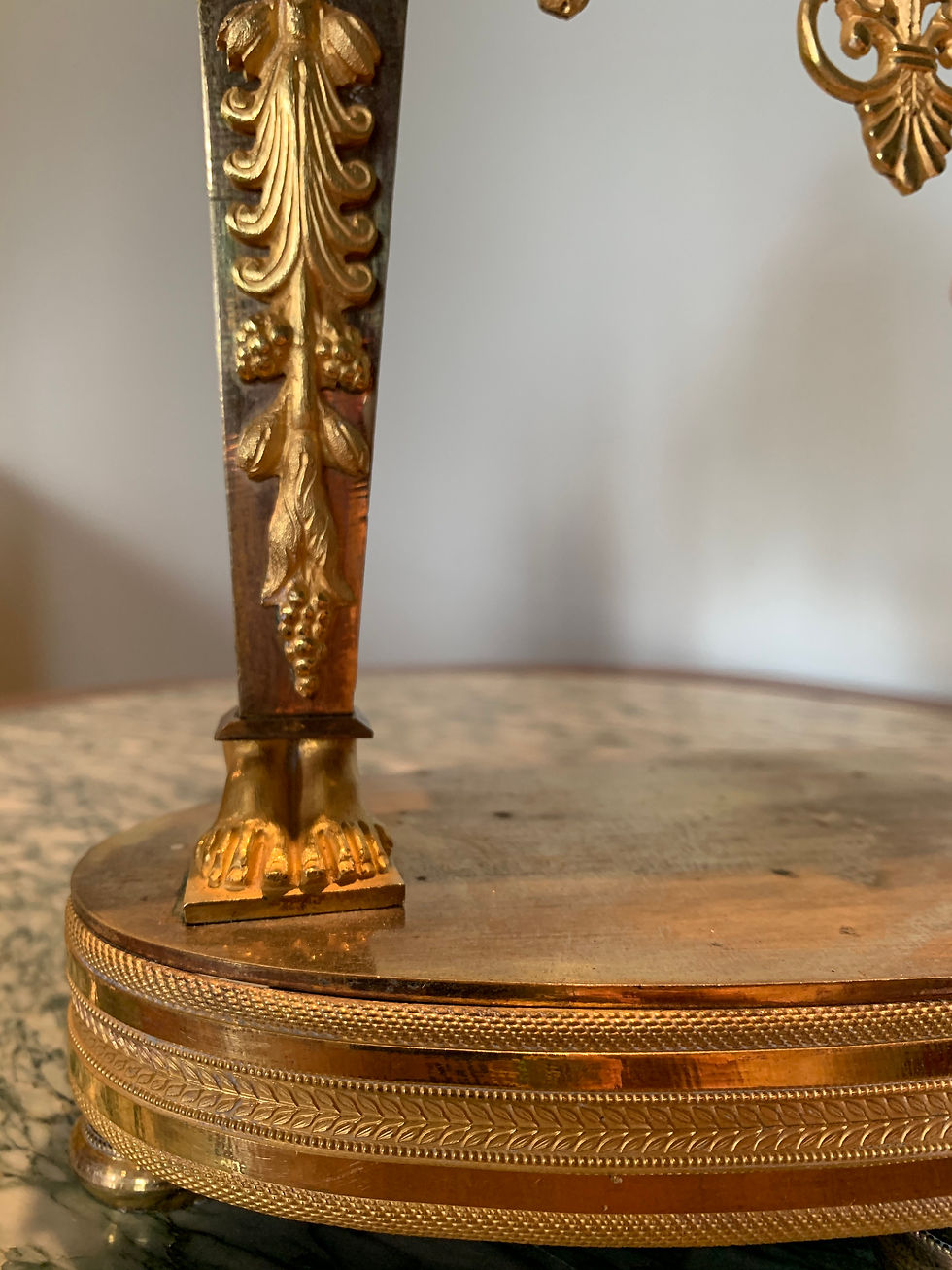 Thumbnail: Empire: Portico pendulum with Caryatids