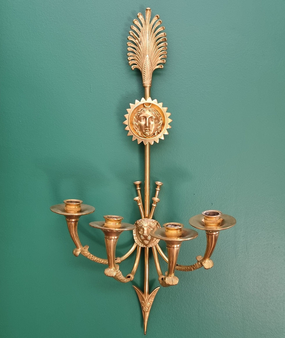 Miniature : C.Galle, Grande paire d'appliques à la flèche de Diane. XIXème siècle. 