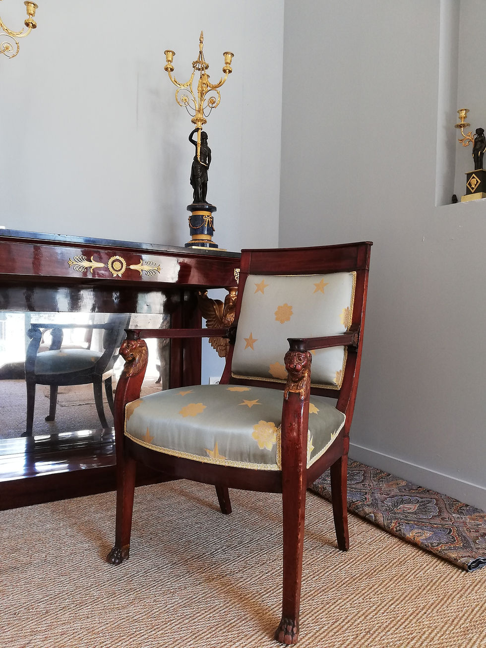 Thumbnail: Jacob Desmalter: Empire period armchair
