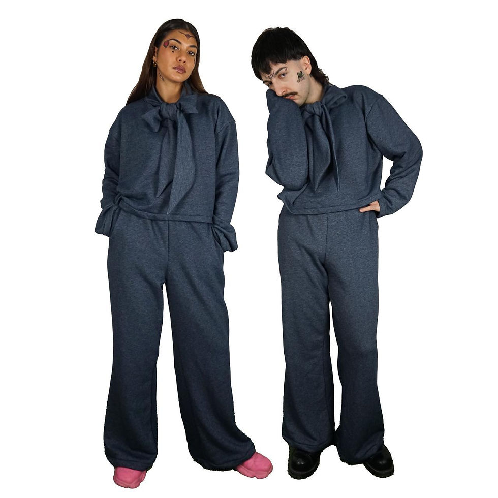 Miniature : Sweat Fondu Fit bleu