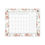 Thumbnail: Horizontal Modern acrylic calendar with printed Blush Bouquet pattern