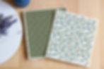Blue Floral Swedish dishcloth sets of 2  with flowers | Best swedish dishcloths