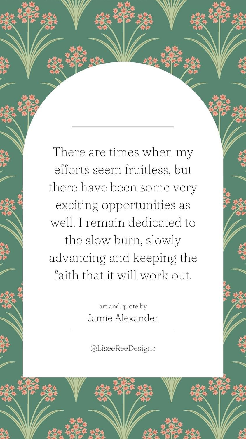 Artist quote by Jamie Alexander. smArt Talk interview with Jamie Alexander Art + Design | Lisee Ree Designs
