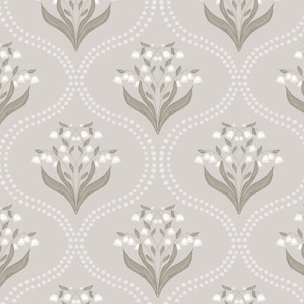 Thumbnail: Lily of the Valley removable wallpaper | Removable wallpaper Peel and stick wallpaper for bathrooms