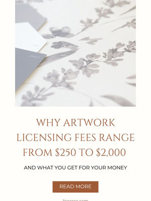 Why artwork licensing fees range from $250-$200 and what you get for your money.