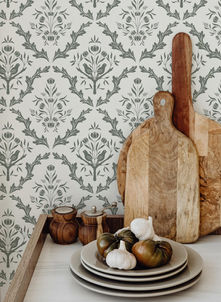 Bird on a Branch damask pattern by Lisee Ree Designs. Contact for licensing inquiries.