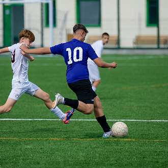 soccer bleu