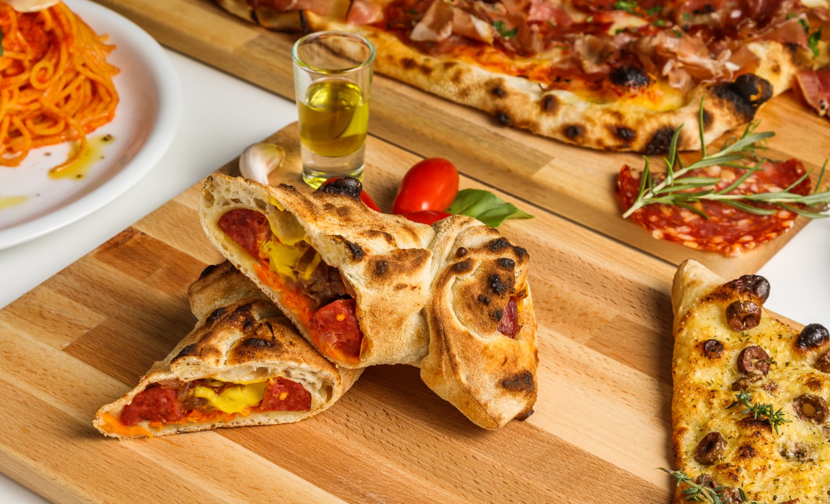 Arranged Food and Objects