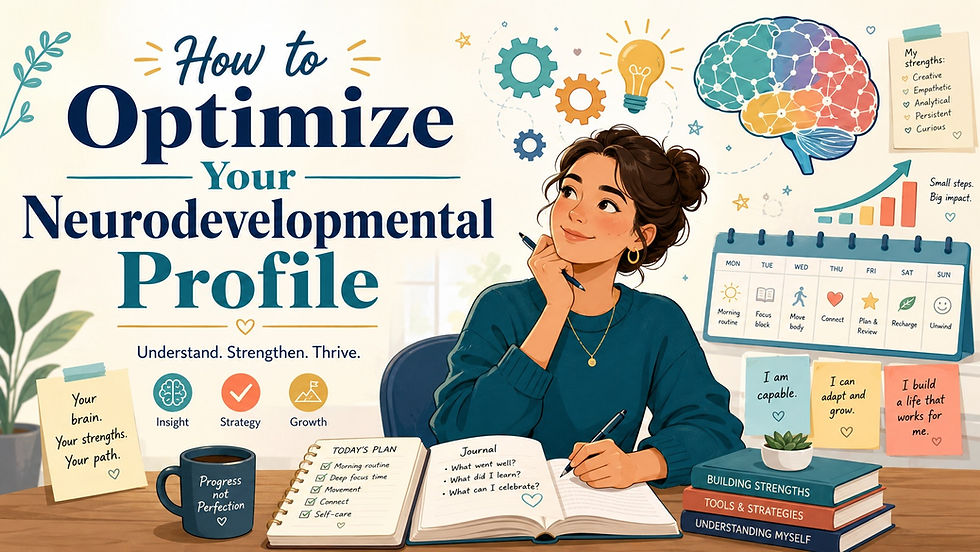 How to Optimize Your Neurodevelopmental Profile