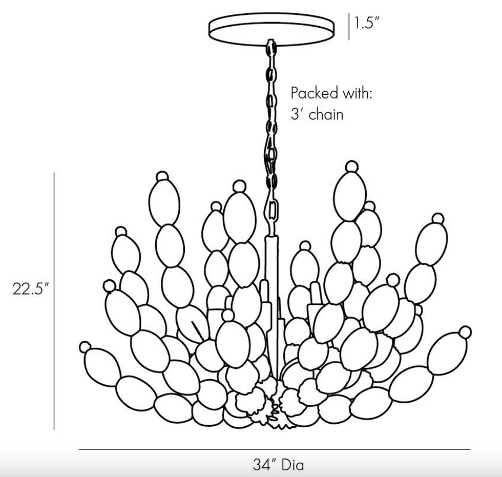 Thumbnail: Carved Wood Chandelier