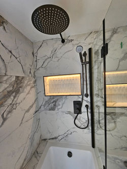 New bathroom installation