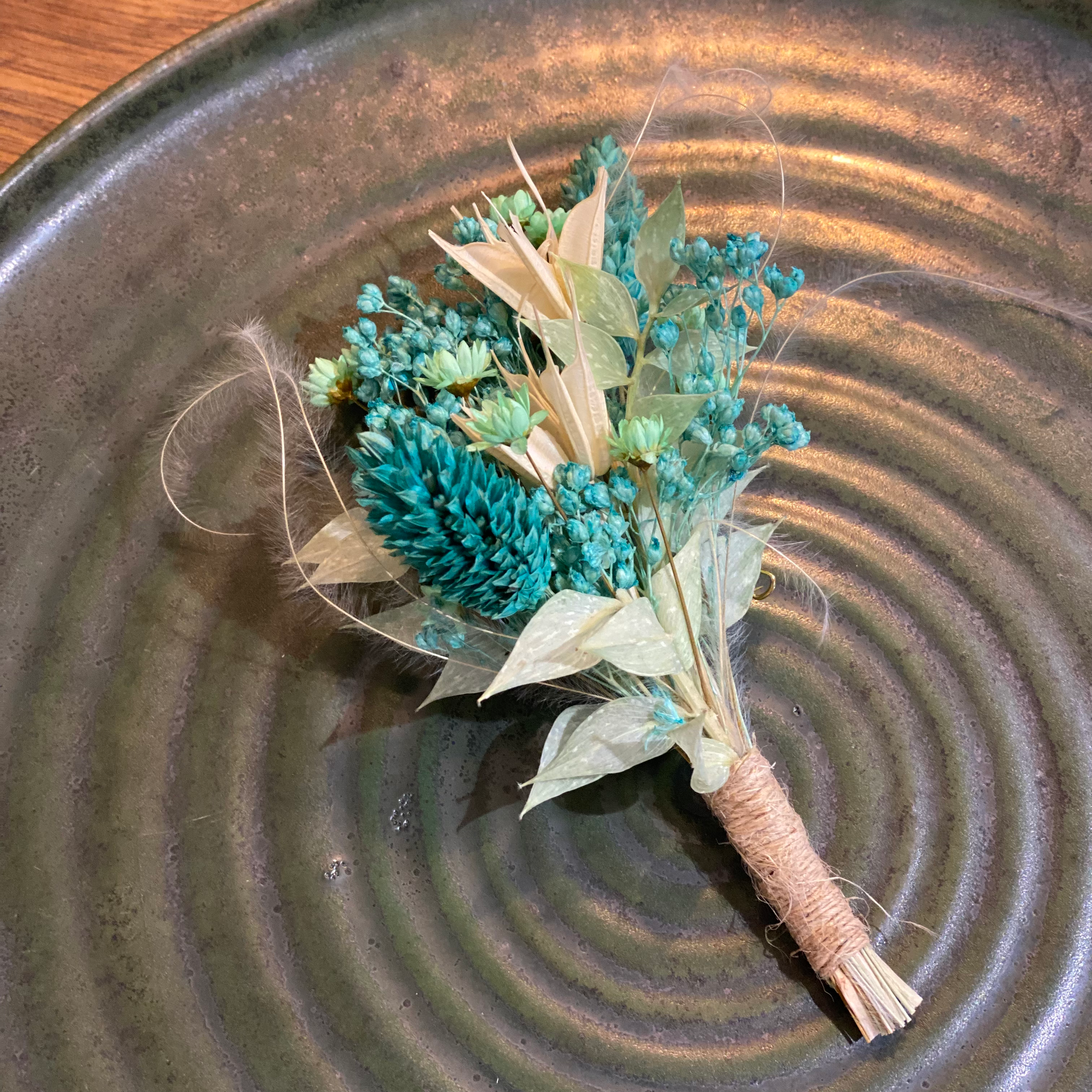 Boutonnière Malachite