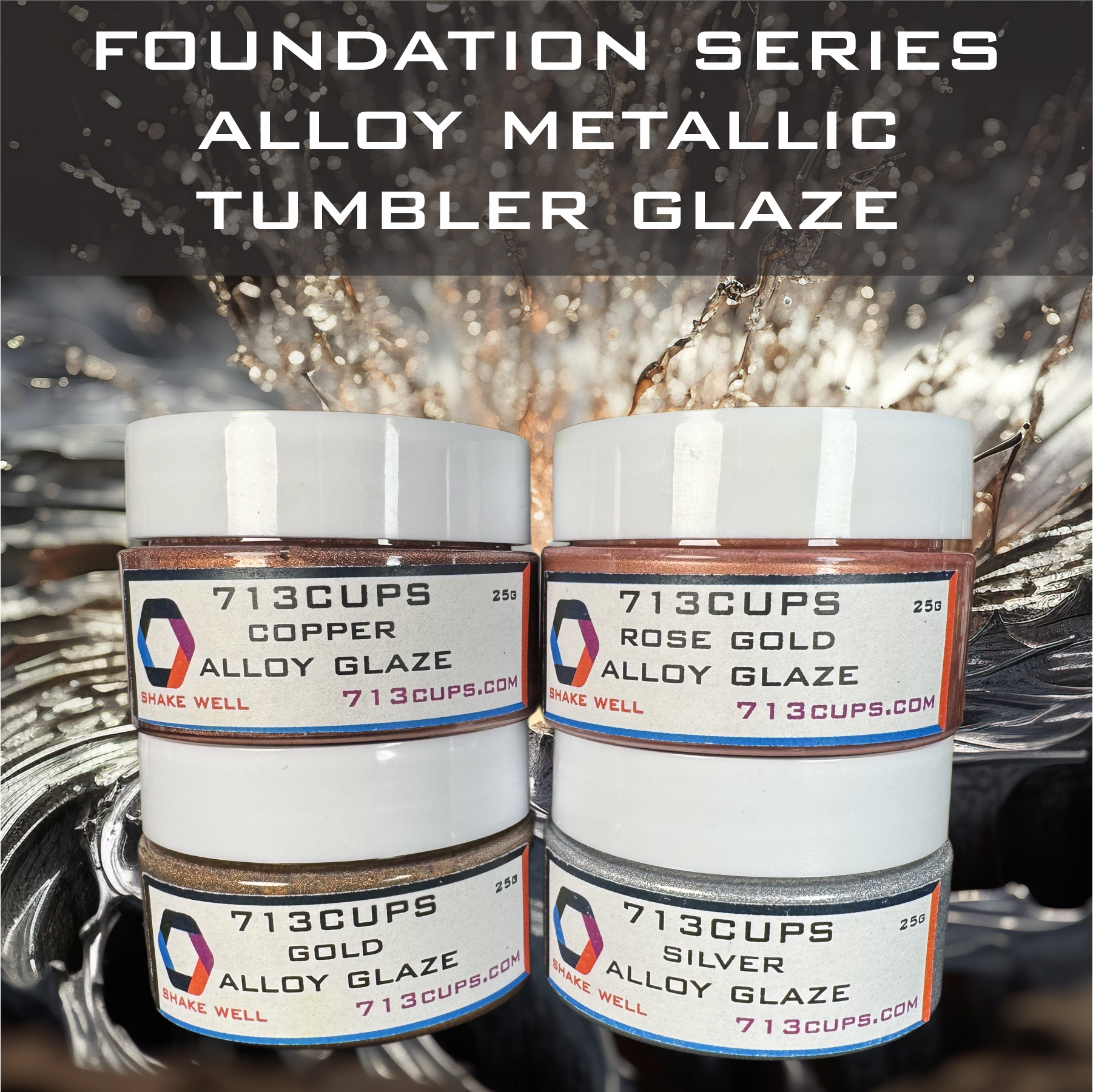 Alloy Metallic Foundation Series Glazes