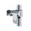 Thumbnail: Keuco Plan Care Corner L-Grab Bar w/ Shower Holder 34908 (left/right hand)