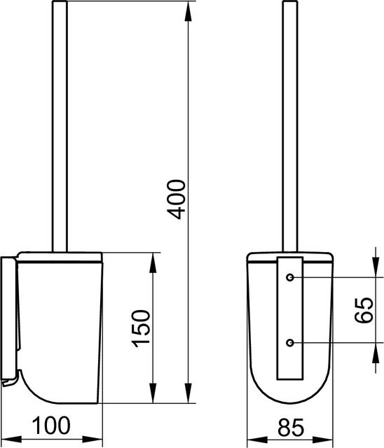 Thumbnail: Keuco Elegance Toilet Brush Holder 11664