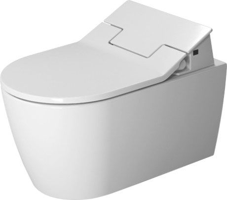 Thumbnail: Duravit ME by Starck Wall Mounted Toilet 252859