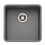 Thumbnail: Reginox Ohio Regi-Colour Single Bowl Kitchen Sink Atomic Grey L40x40