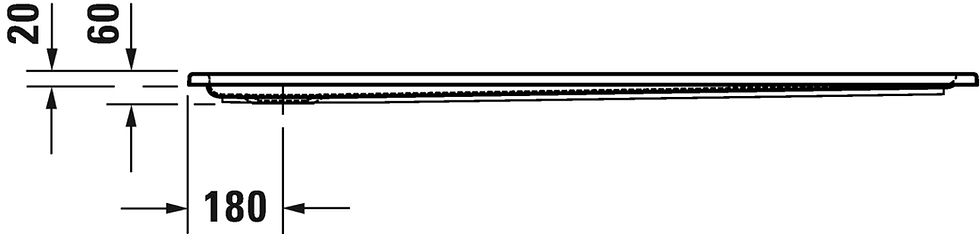 Thumbnail: Duravit Starck Shower Tray 720237 (150x80cm)