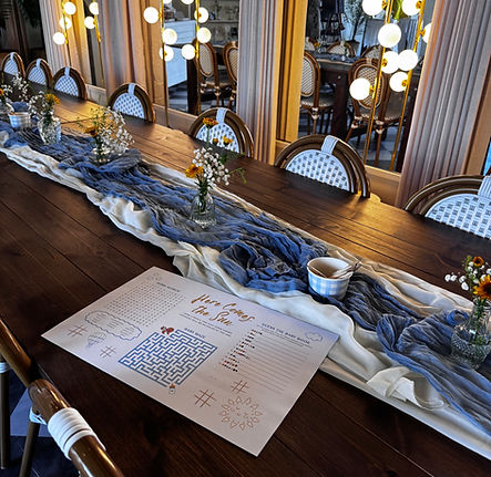 Elegant event space at Sunset On The 5th