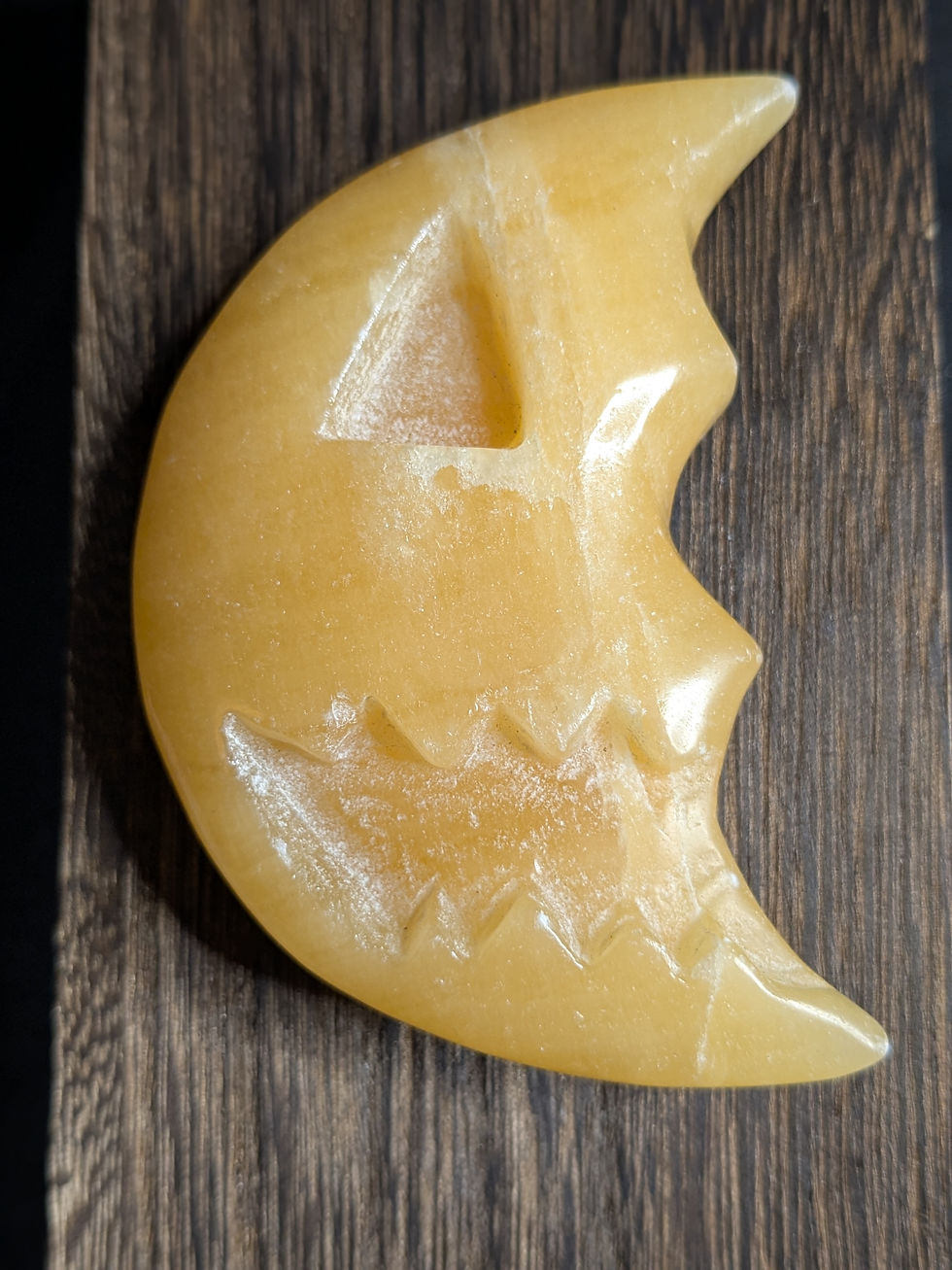 Orange Calcite Moon - No. 846