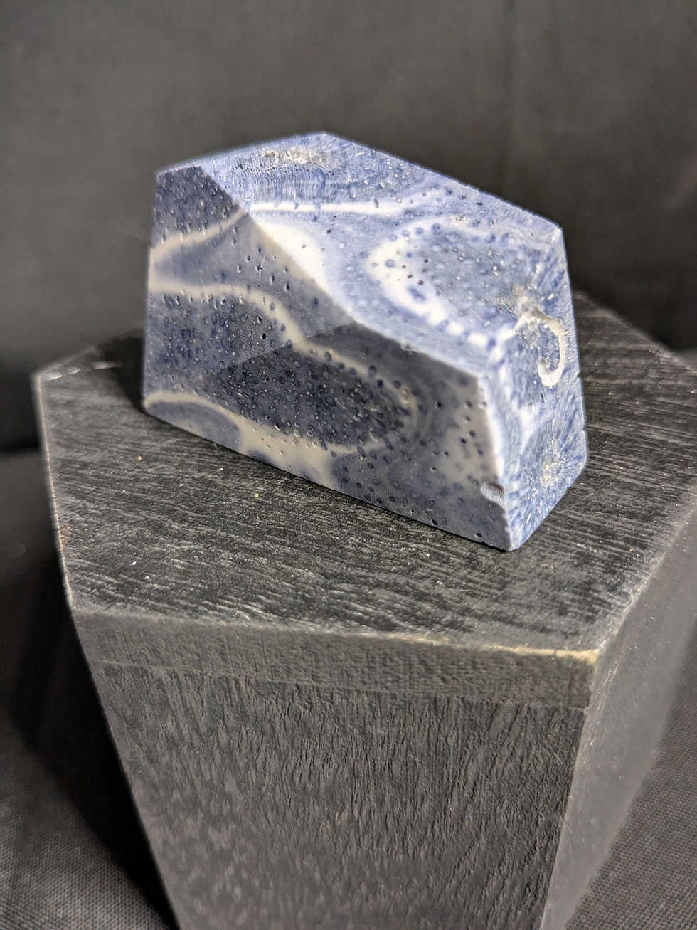 Thumbnail: Blue Fossil Coral Freeform (No. 23)