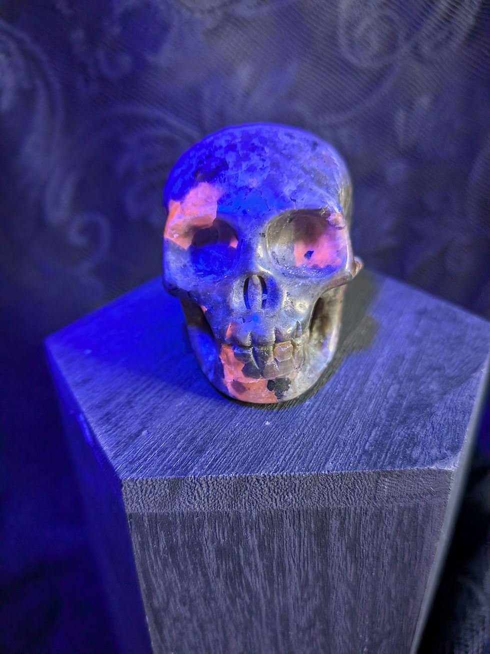 UV Responsive Yooperlite Skull