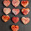 Thumbnail: Red Moonstone Hearts (Dyed)
