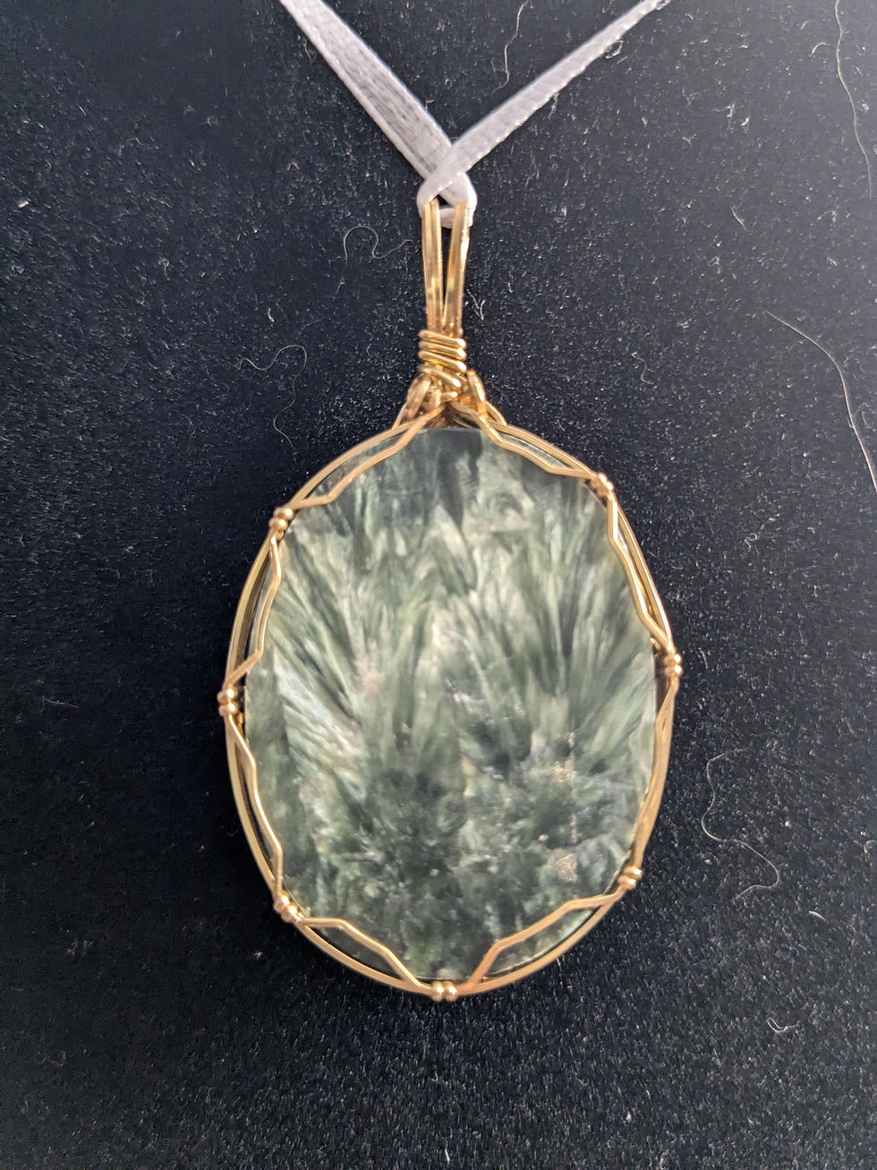Seraphinite Pendant - No. 519