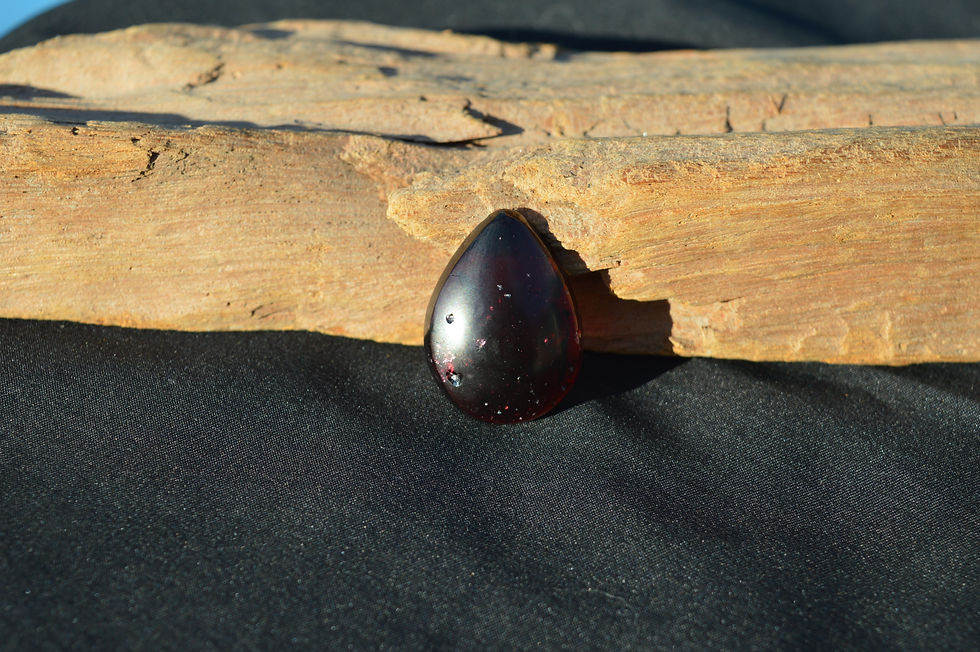 Thumbnail: Rhodolite Garnet Cabochon