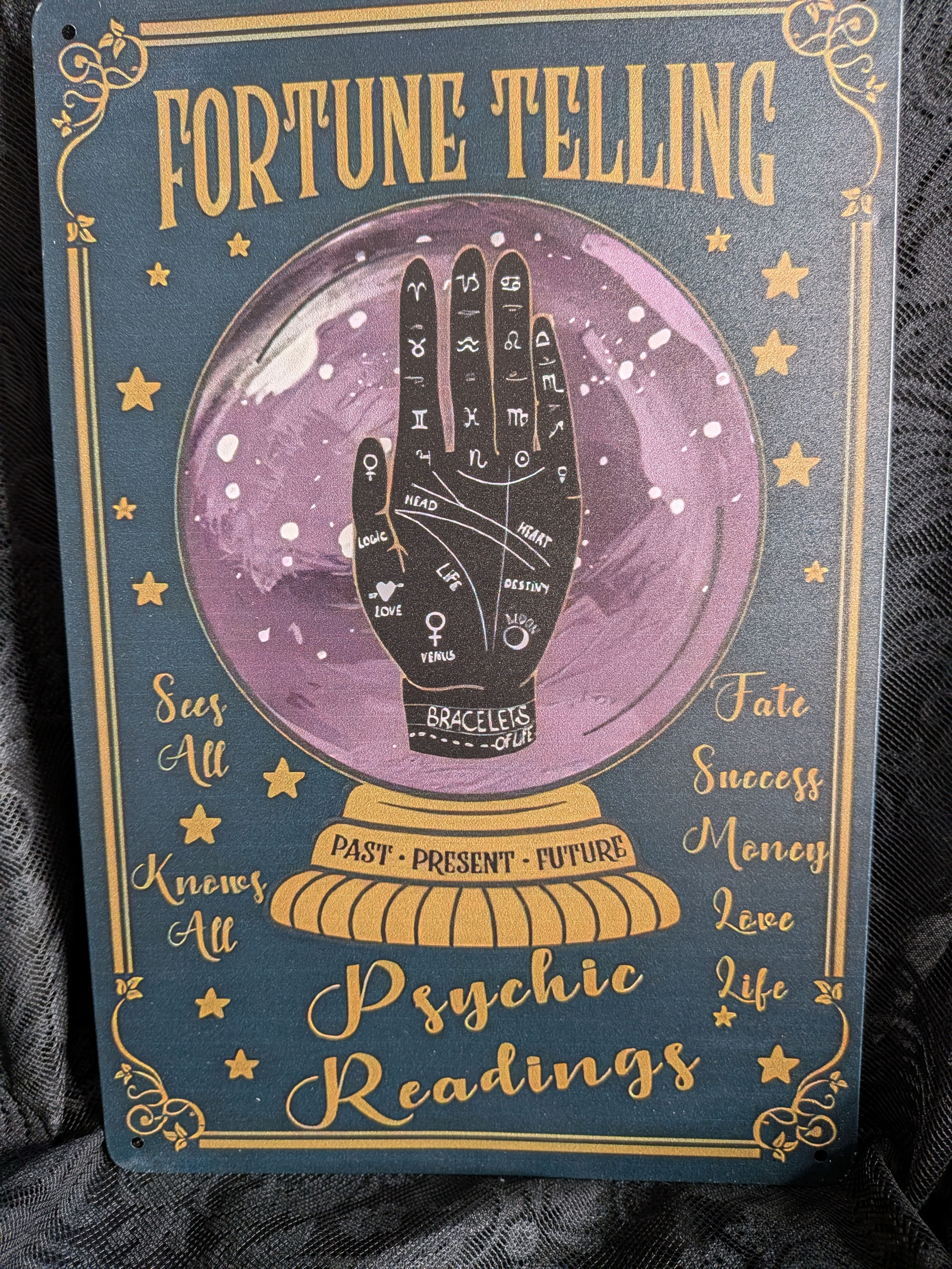 Fortune Telling – Metal Wall Sign