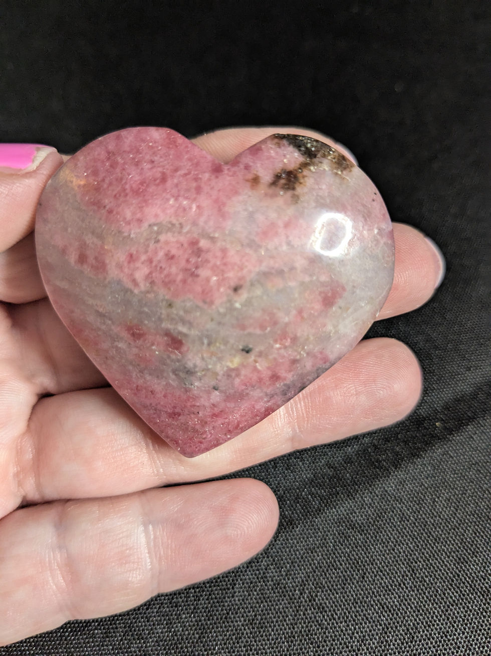 Rhodonite Heart - No. 359