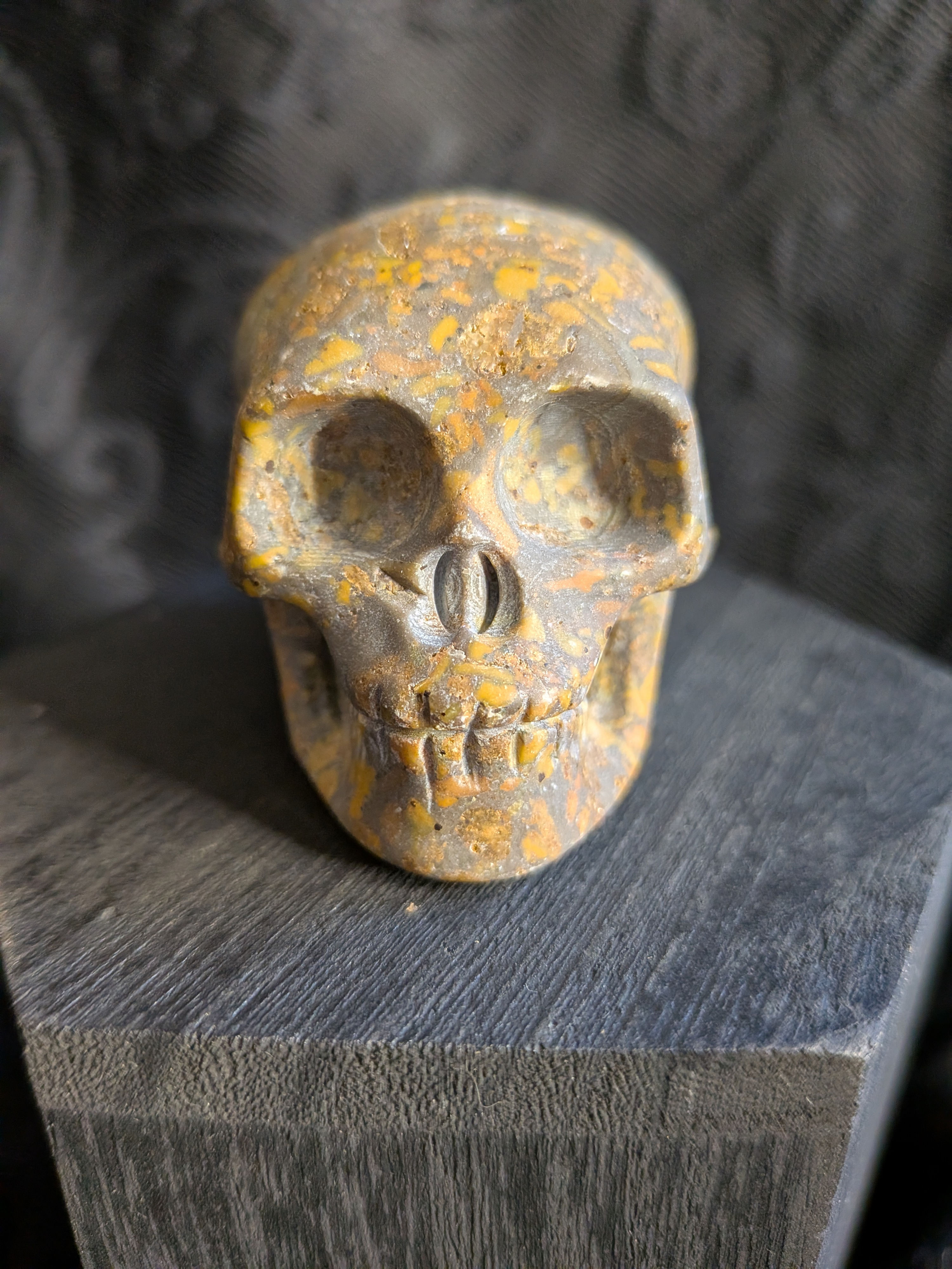 Fruit Jasper Crystal Skull
