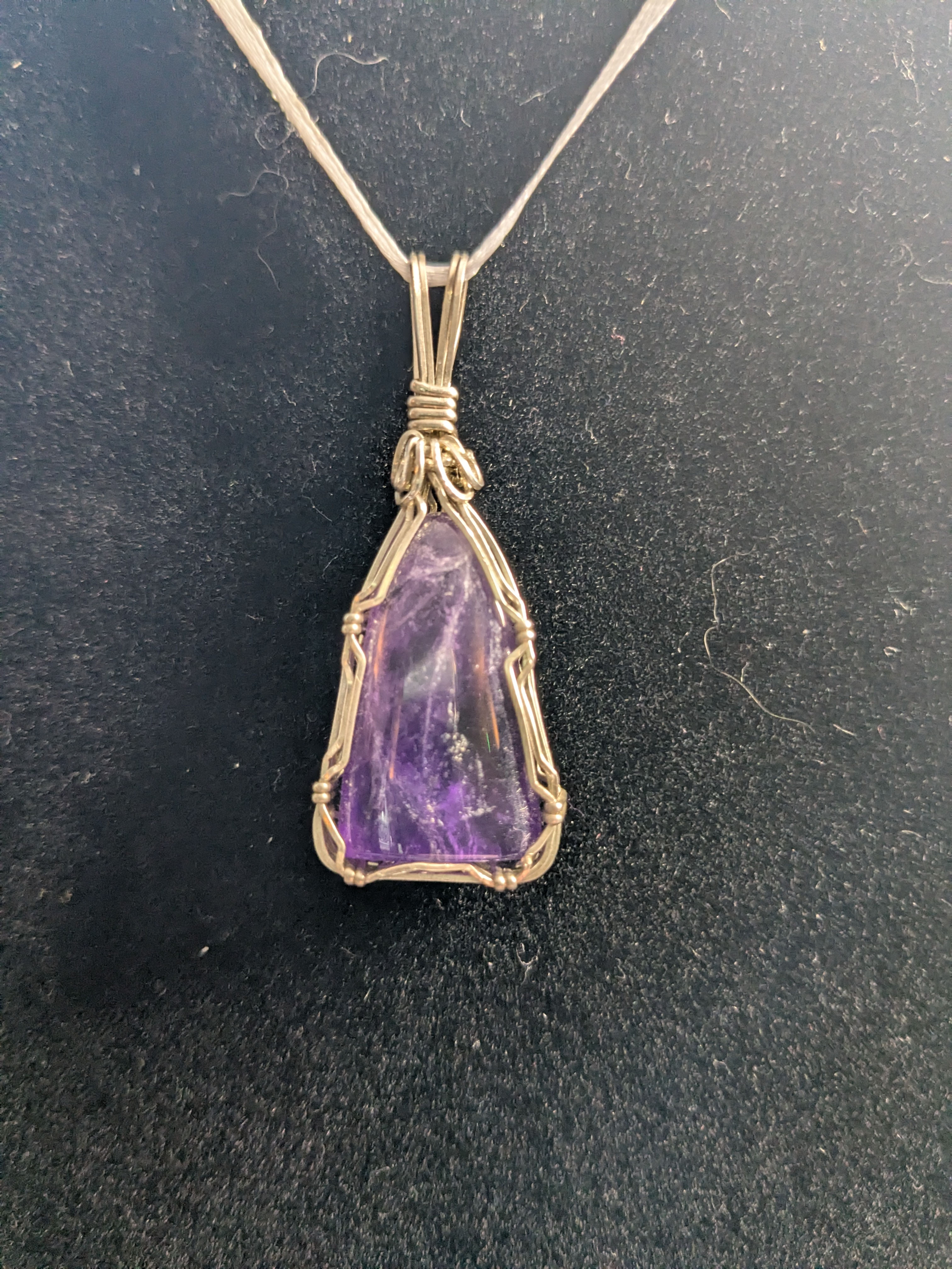 Amethyst Pendant front - No. 474