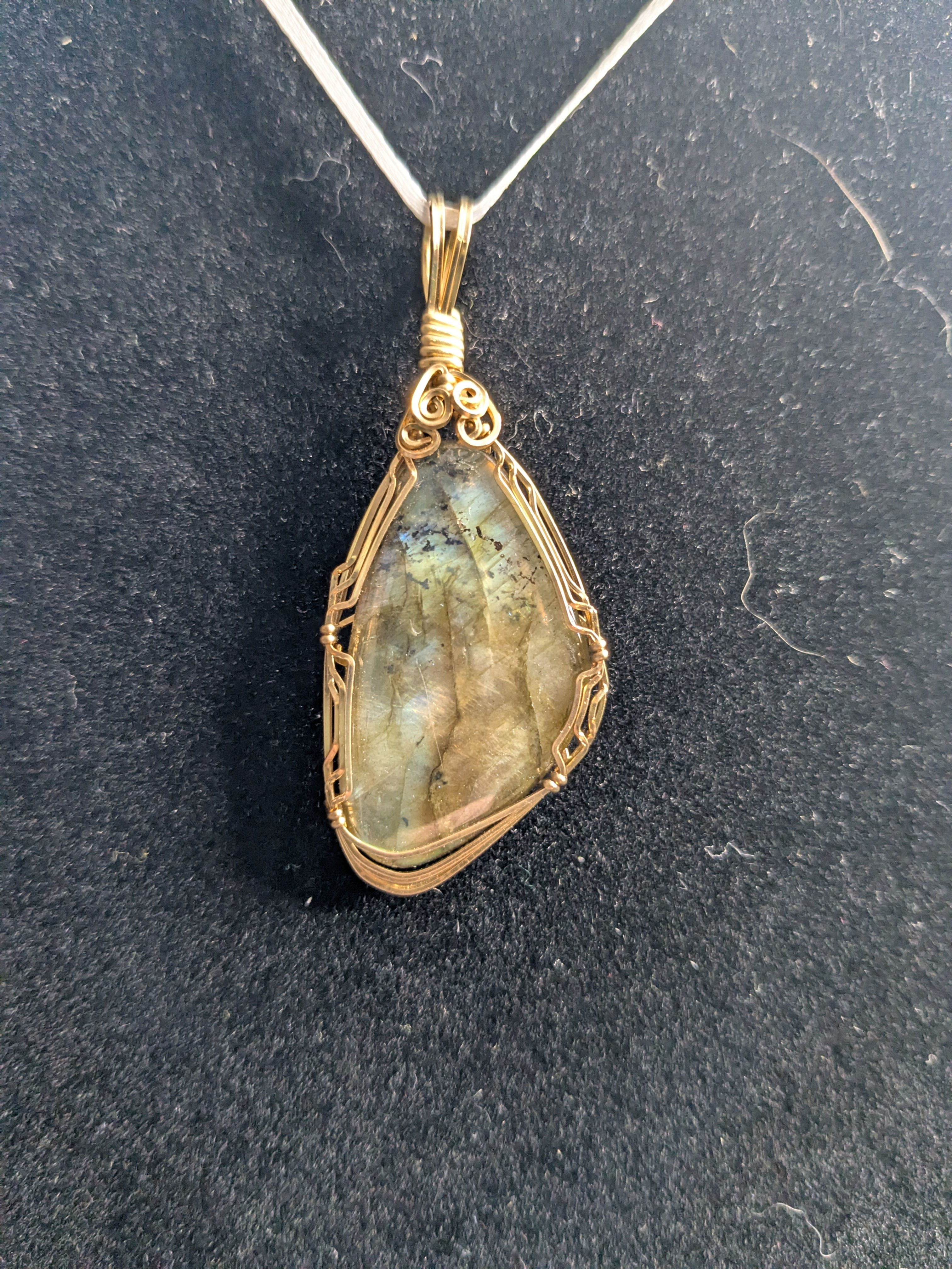 Spectrolite (Labradorite) Pendant - No. 482