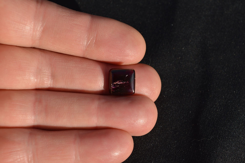 Thumbnail: Rhodolite Garnet Cabochon