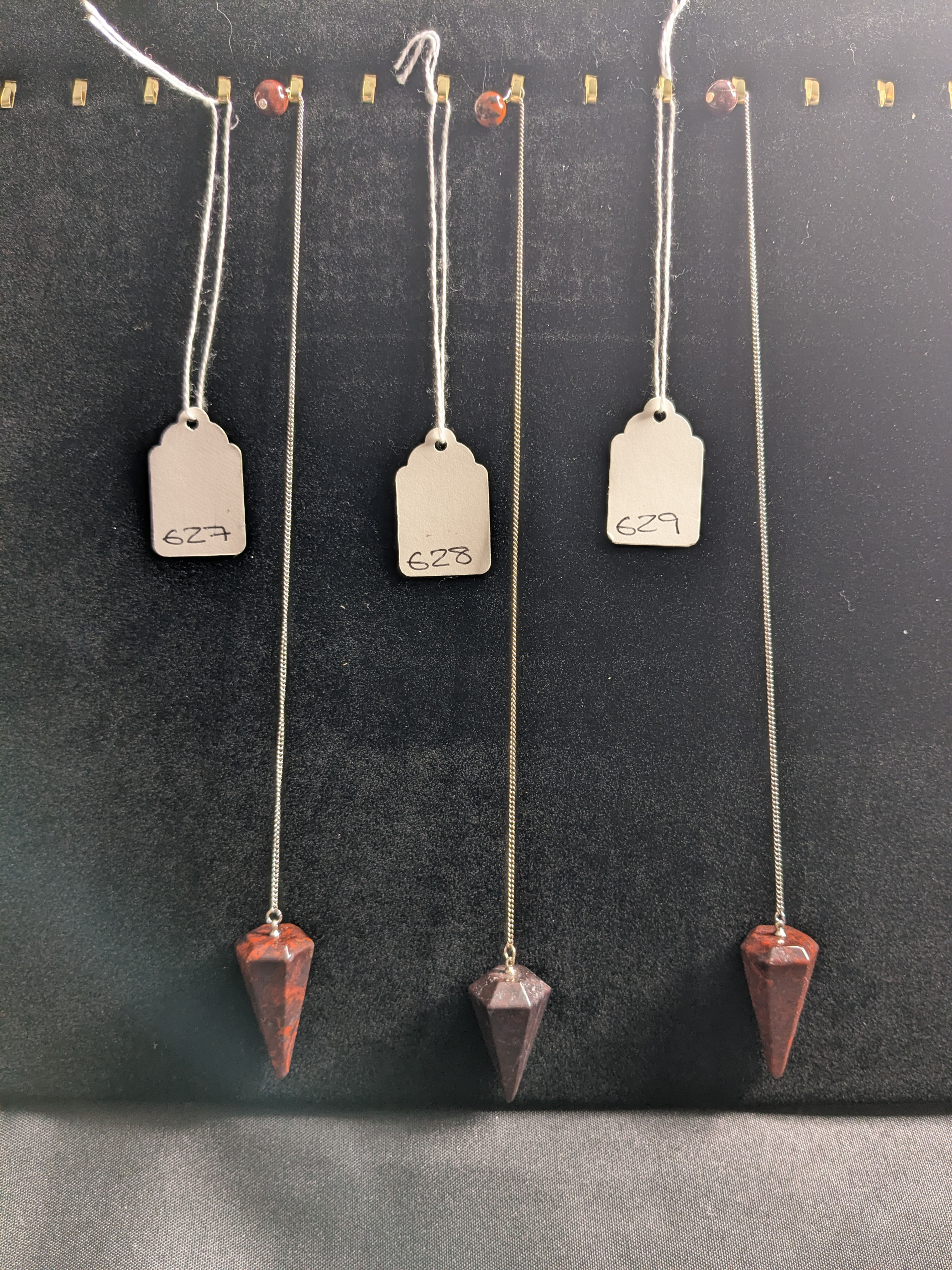 Poppy Jasper Pendulums