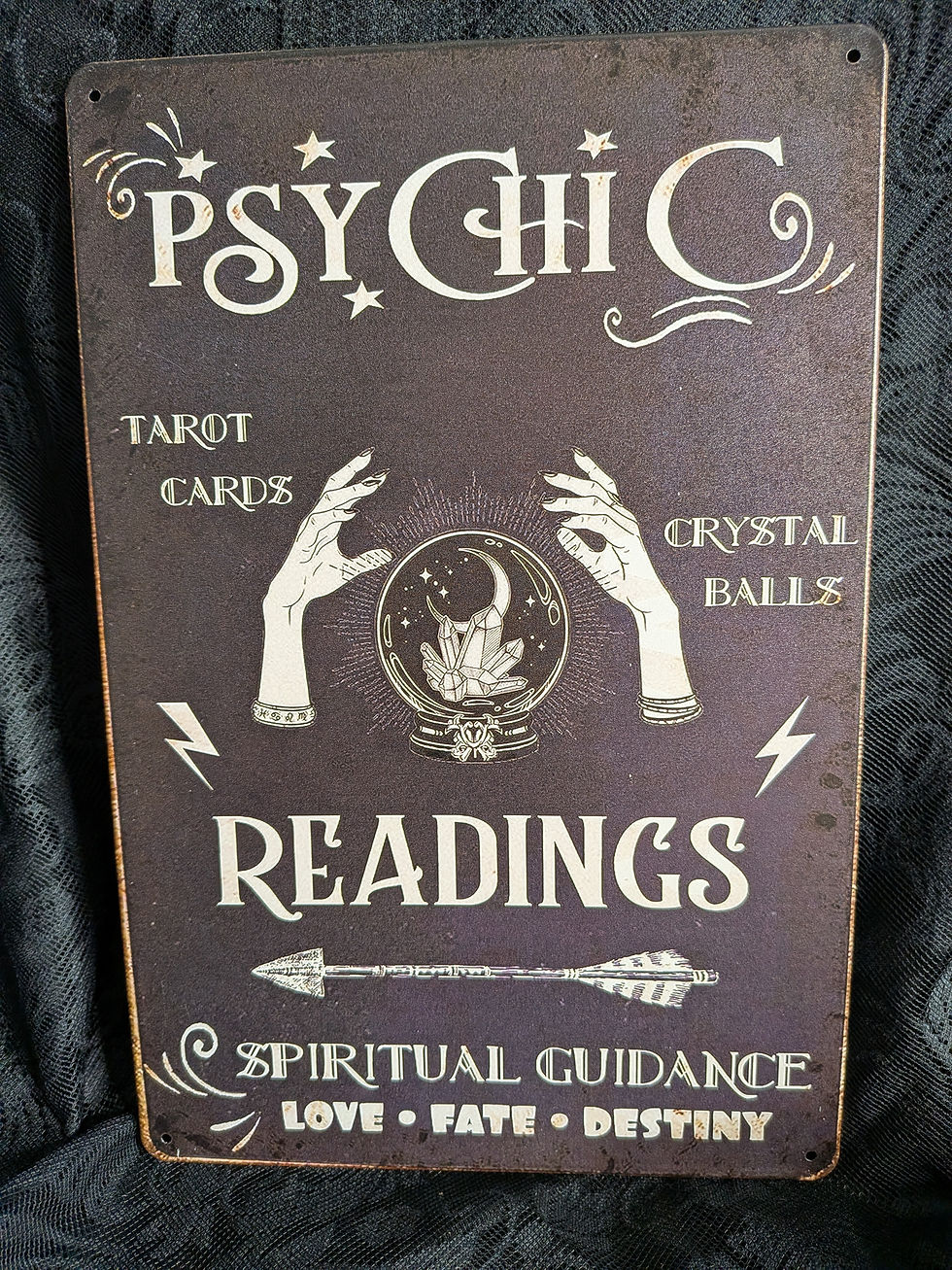 Psychic Readings – Metal Wall Sign