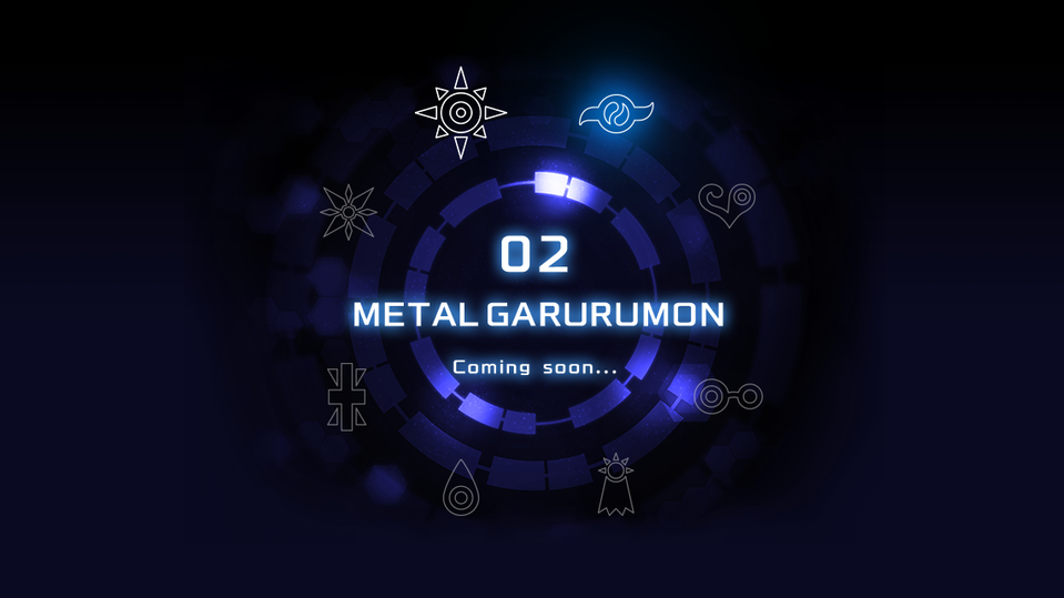 Gabumon, CHOU SHINKA! - MetalGarurumon en Digivolving Spirits!