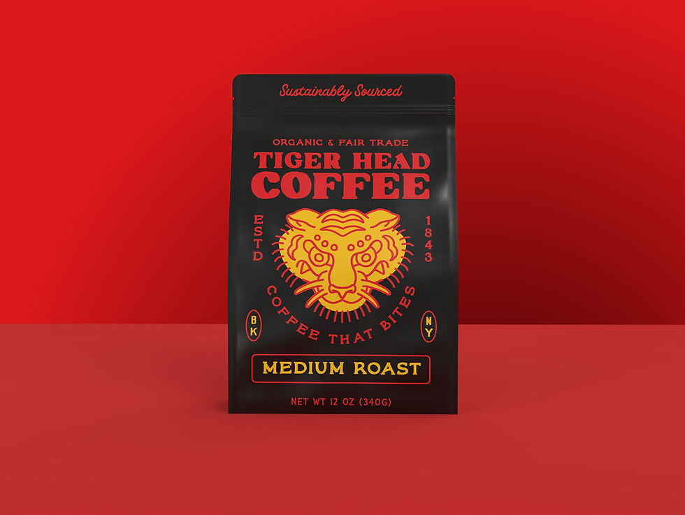 tiger head coffee bag