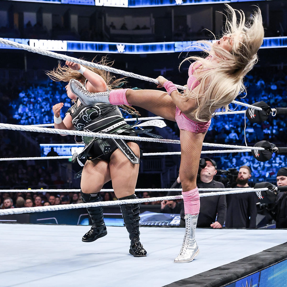 Charlotte makes a big boot