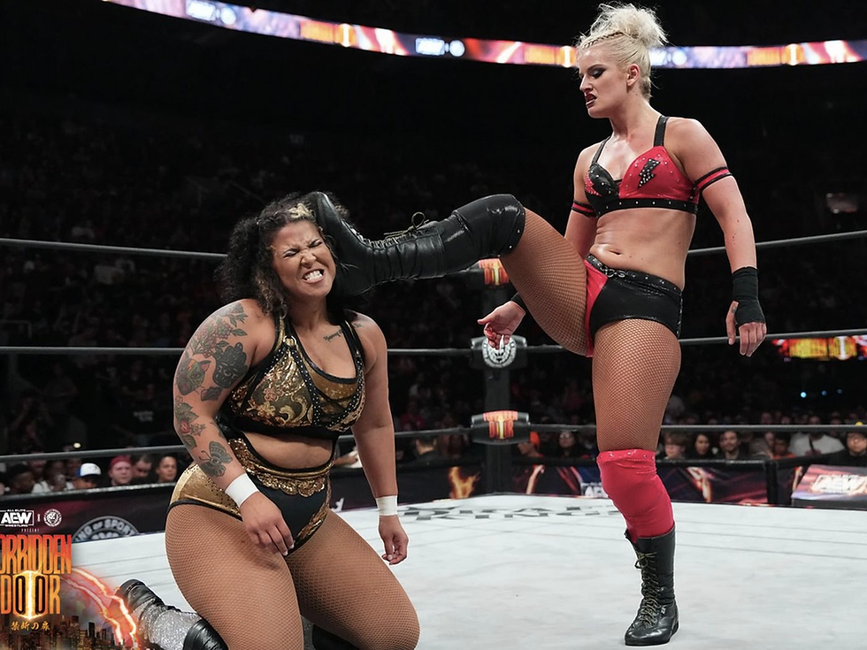 Toni stomps Willow
