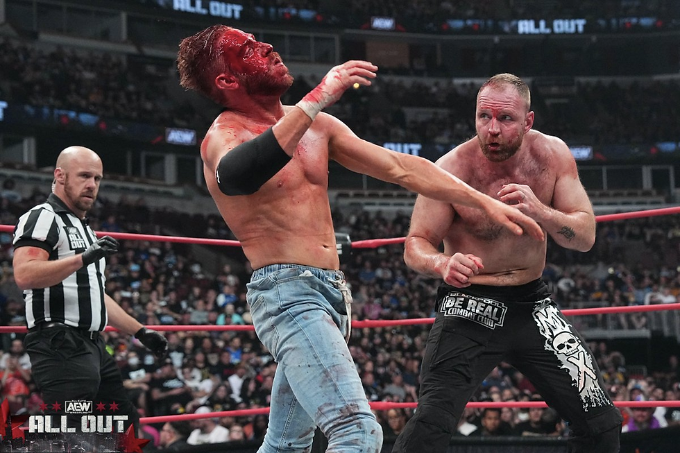 Moxley bloodied Orange