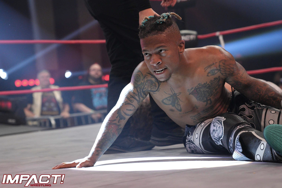 Lio Rush angry