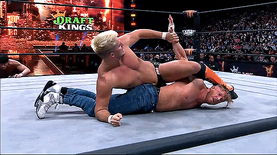Sabre jr stretches orange Cassidy