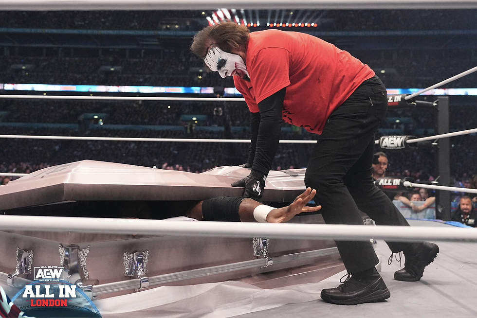 Sting slams coffin