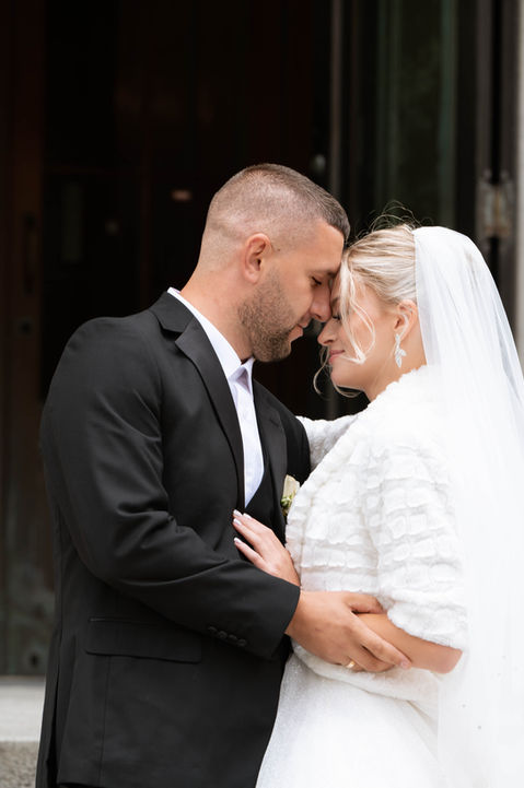 Sophisticated wedding photography in Independence business district.