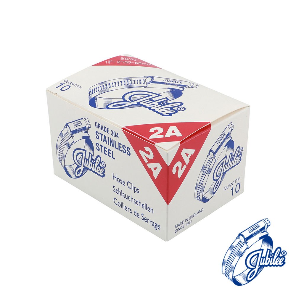 Jubilee Clip Stainless Steel 35-50mm (10pk)